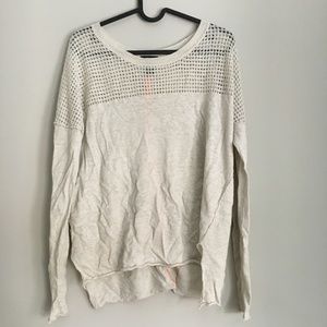 Nordstrom Oatmeal Cotton Sweater